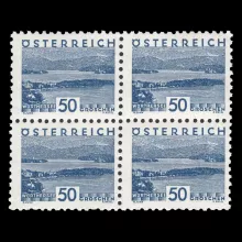 ANK 541 - Landschaftsbilder, 50 Groschen, 4er Block, postfrisch
