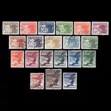 ANK 468-487 - Flugpostserie, 1925/30, kompletter Satz, gestempelt