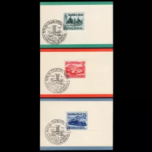 Michel 686-688 - International Automobile and Motorcycle Exhibition, Berlin 1939, cancelled