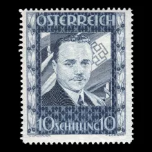 10 Schilling Dollfuß - ANK 588, 1936, geprüft, postfrisch