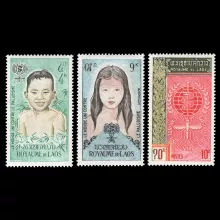 Malaria Ausrottung, 1962, Laos, postfrisch