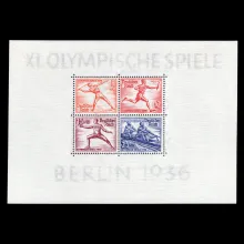 Michel Block 6 - Summer Olympic Games, German Reich, 1936, mint