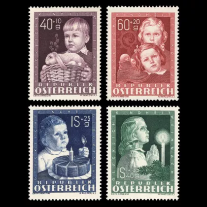 ANK 941-944 - Glückliche Kindheit, postfrisch