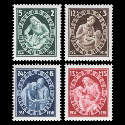 ANK 642-645 - Winterhilfe (4. Ausgabe), 1937, postfrisch