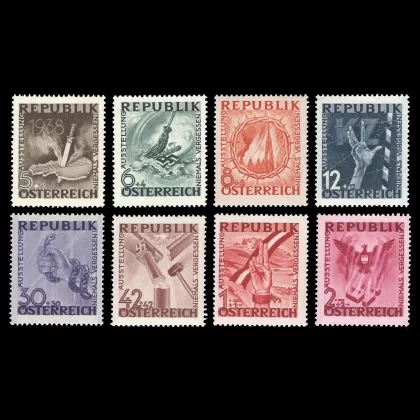 Michel 776-783 - Antifa exhibition in Vienna, 1946, mint