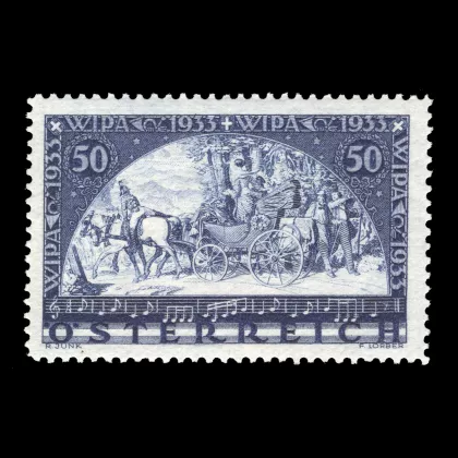 Michel 555 - WIPA 1933, ordinary paper, mint