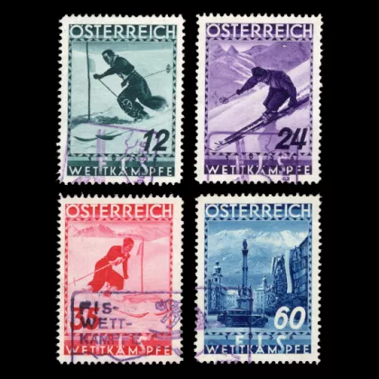 Michel 623-626 - FIS II, 1936, FIS special cancellation